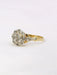 Bague 54 Bague or jaune marguerite diamants 58 Facettes J395