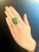 Bague 59 Bague Vintage Cocktail Malachite Or Jaune 58 Facettes B372