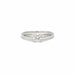 Bague 54 MAUBOUSSIN - Solitaire or blanc 58 Facettes 240065R