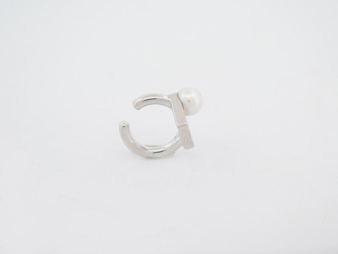 Boucles d'oreilles bijou d'oreille TASAKI 1 clip comet plus argent massif perle 58 Facettes 258988