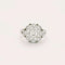 Bague 55 Bague Marguerite Diamants Platine 58 Facettes A11001