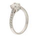 Bague 51 Bague solitaire en or blanc avec diamant D/VVS1 de 1,00 ct certifié IGI 58 Facettes G3658