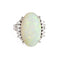 Bague 54 Bague Opale Naturelle Diamant Estate Platine 58 Facettes G13960