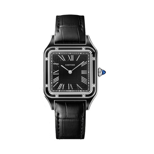 Montre CARTIER Santos Dumont "Emaillée" 58 Facettes WSSA0046