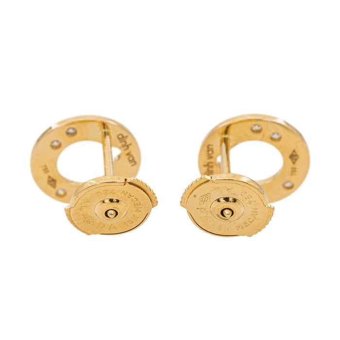 Boucles d'oreilles Dinh Van Boucles d'oreilles Cible Or jaune Diamant 58 Facettes 2711597CN