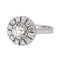 Bague 54 Bague Marguerite  Or blanc, Platine Diamant 58 Facettes 4226565CN