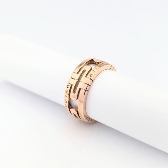 BULGARI - Bague Parentesi or rose