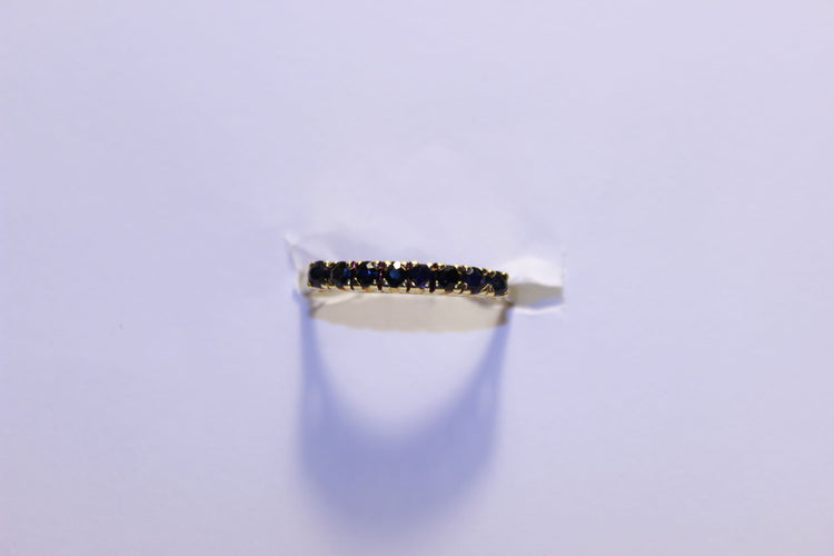 Bague 56 Bague 8 Saphirs 58 Facettes