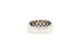 Bague Contemporaine en or blanc 18 carats sertie de diamants "taille" brillant (+-0.15ct)