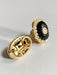 Boucles d'oreilles Boucles d’oreilles or jaune, onyx et diamants 58 Facettes