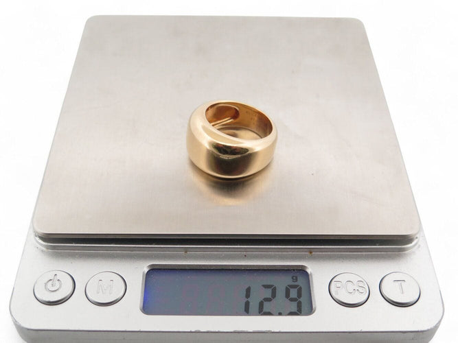 Bague 57 vintage bague CARTIER nouvelle vague t57 en or jaune 18k 12.9 gr 58 Facettes 269961