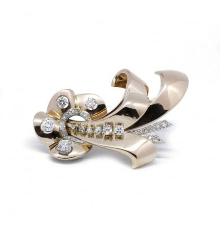 Broche Broche - Or jaune & Diamants 58 Facettes 210090R