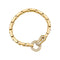 Bracelet Bracelet Cartier, "Agrafe", or jaune, diamants. 58 Facettes 34891