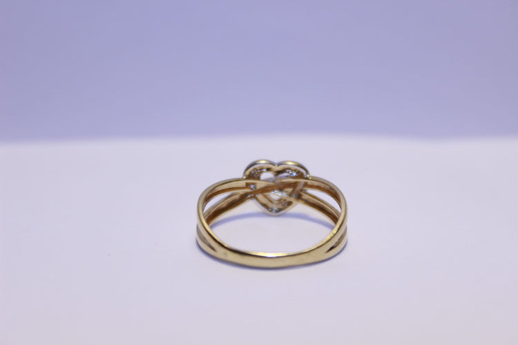 Bague 60 Bague Coeur Diamants 58 Facettes