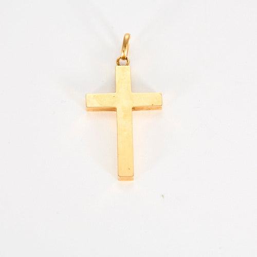 Pendentif Pendentif croix or jaune 58 Facettes GULK186
