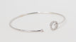 Bracelet 15/16cm Bracelet Jonc flexible en or blanc et diamants 58 Facettes 32427