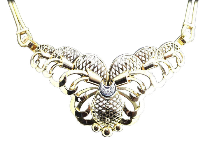 Collier Collier or et diamants années 40/50 58 Facettes