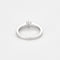 Bague 54 Bague solitaire en or blanc et diamant 58 Facettes GU293