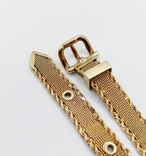 Bracelet Bracelet type ceinture en or 14k (circa 1950) 58 Facettes A06591