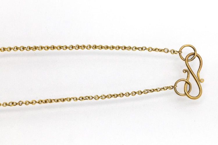 Collier Collier ancien Art Nouveau en or avec pierres de lune, première moitié du XXe siècle 58 Facettes 11483