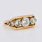 Bague 53 Bague Diamants Vintage 1950 Or 18ct et platine, diamant en chute 58 Facettes