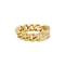 Bague 53 Bague DIOR, "Gourmette" en or jaune. 58 Facettes 34572