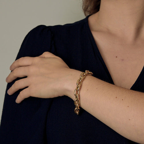 Bracelet Bracelet en Or jaune 18k 58 Facettes VER0104