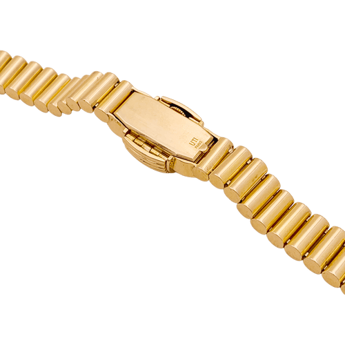 Montre Montre vintage secrète UTI, or jaune et diamants. 58 Facettes 34615