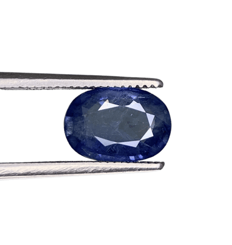 Saphir bleu chauffé non traité 2.22cts