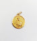 Pendentif Médaille religieuse vintage or jaune double face vierge Marie et Jésus Christ 58 Facettes B01019