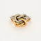 Bague 52 Bague double noeud or blanc et or rose, diamants 58 Facettes GU216