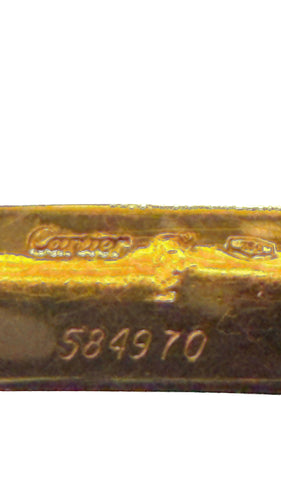 Bracelet Bracelet Cartier vintage double C , 2 ors et diamants 58 Facettes