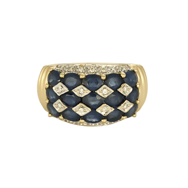 Bague 53 Bague en Or jaune & blanc 18k 58 Facettes DINA0288