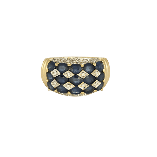 Bague 53 Bague en Or jaune & blanc 18k 58 Facettes DINA0288