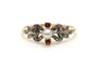 Bague 53 Bague Art Nouveau or jaune et argent, perle, rubis et diamants 58 Facettes 22783