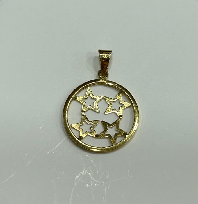 Pendentif Pendentif or jaune 58 Facettes LP732