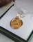 Pendentif Augis - Médaille d'amour en or jaune 18 carats, diamant et rubis 58 Facettes 444B