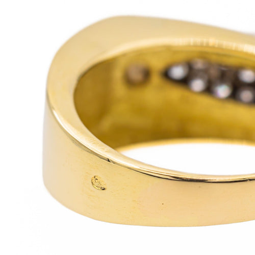 Bague 54 Bague Or jaune, Or blanc Diamant 58 Facettes 3141366RV