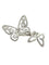 Bague 52 MESSIKA. Collection "Arabesque Butterfly", bague or blanc 18K et diamants 58 Facettes