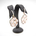 Boucles d'oreilles Boucles d'oreilles en or rose, diamants et quartz rose 58 Facettes D363868SO