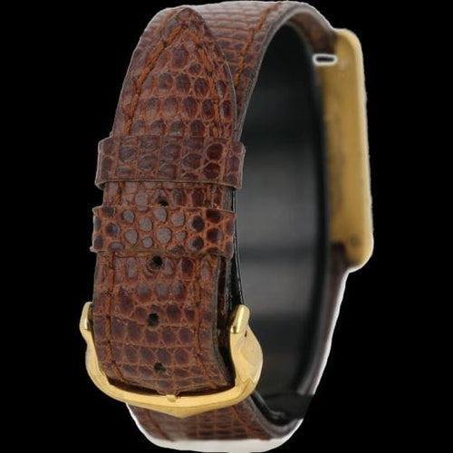 Montre Cartier Montre Tank Vermeil Must De Cartier Vermeil 58 Facettes MT43355