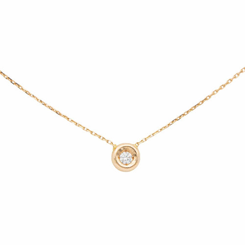 Collier Collier Or rose Diamant 58 Facettes 579149RV