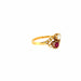 Bague 50 Bague Toi & Moi or jaune rubis diamant 58 Facettes 103-GS77114