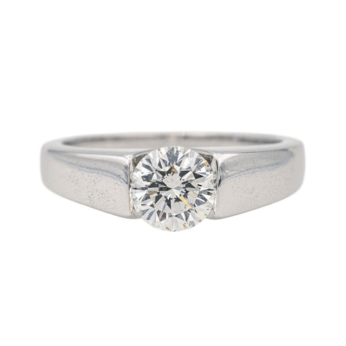 Bague 51 Bague Solitaire Or blanc Diamant 58 Facettes 3876021CN