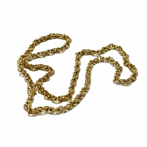 Collier Chaine à maille byzantine 58 Facettes REF24011-175