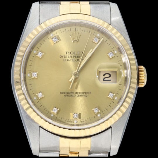 Rolex Montre Datejust 36 Or Jaune 18K / Acier