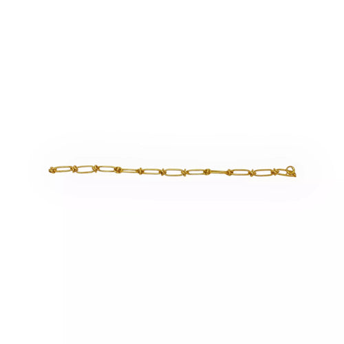 Bracelet Bracelet or jaune à maillons 58 Facettes 330074186