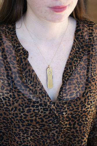 Pendentif Couteau Suisse Fer à Cheval Diamant sur Or Jaune JA Henckels