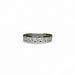 Bague 54 Demie alliance en or blanc sertie de diamants 58 Facettes