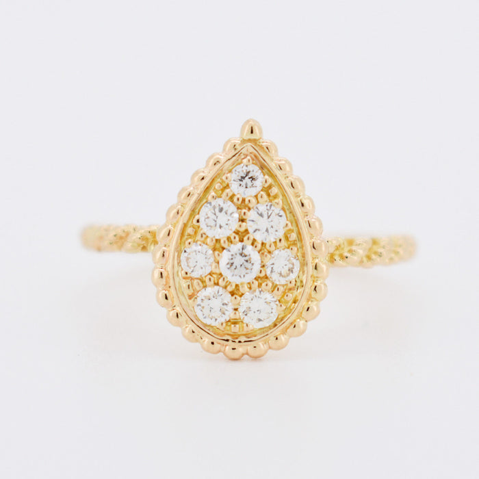 BOUCHERON- Bague Serpent Bohème en or jaune et diamants